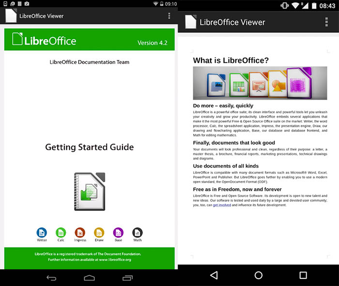 LibreOffice Viewer pour Android arrive sur le Play Store LibreOffice Viewer pour Android arrive sur le Play Store