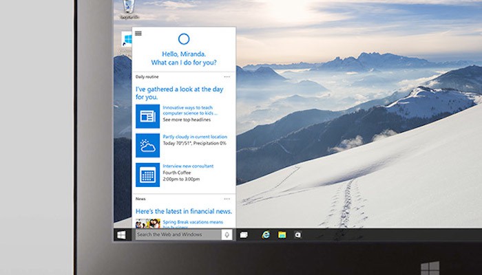 Windows 10 : Cortana