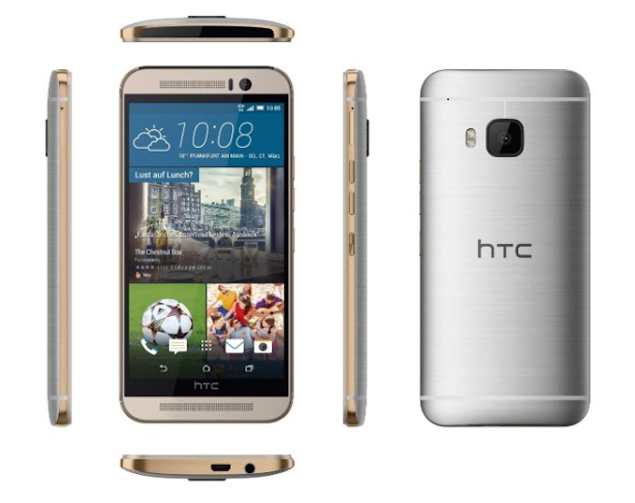 HTC One M9 : modèle argent