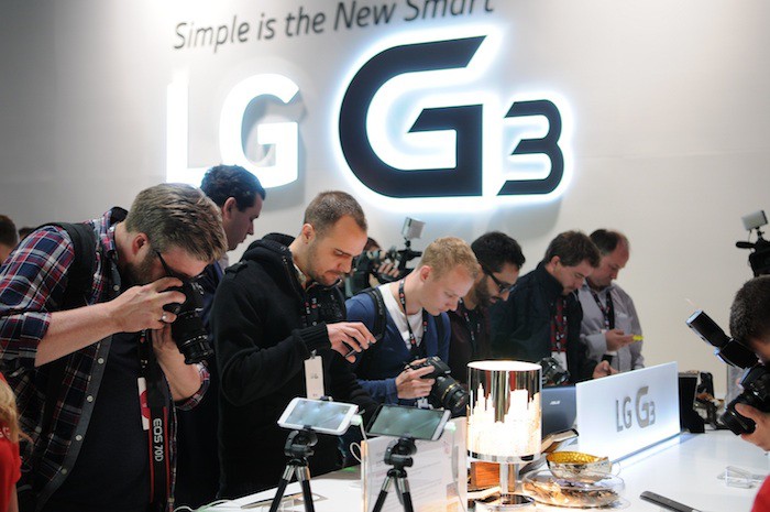 Événement à Londres pour le lancement du LG G3 en mai