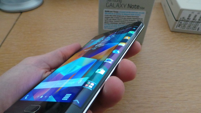 Galaxy Note Edge : le bord peut être malheureusement être appuyé par inadvertance