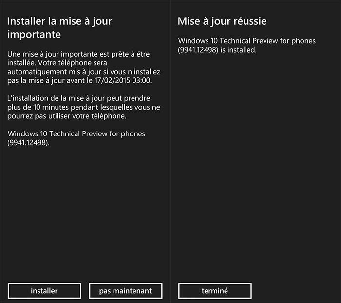 Windows 10 sur smartphone : la sortie pour aujourd'hui