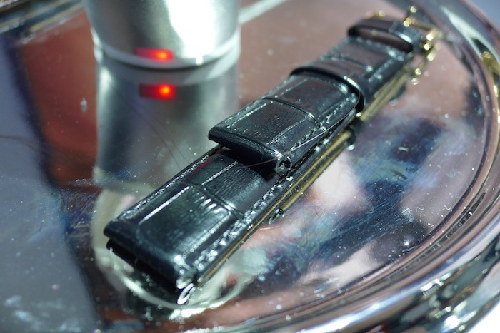 Huawei Watch : bracelet cuire noir