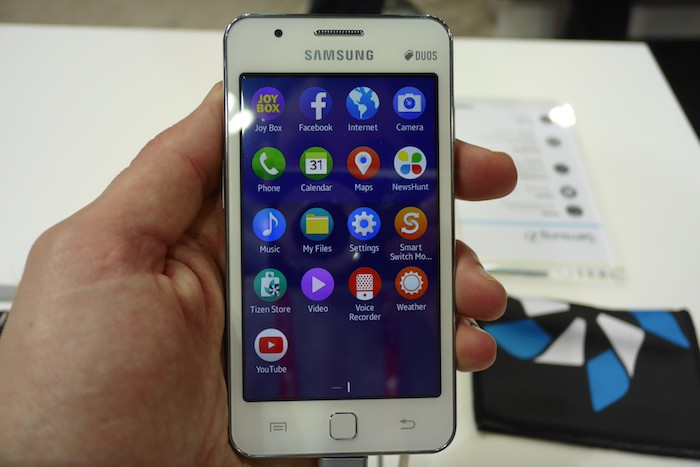 Samsung Z1 : vue des applications
