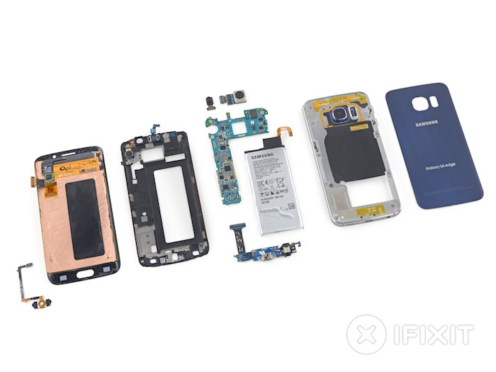 Galaxy S6 Edge : démonté par iFixit