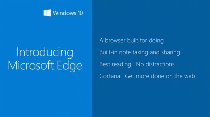 Microsoft Edge est le navigateur Web de Windows 10