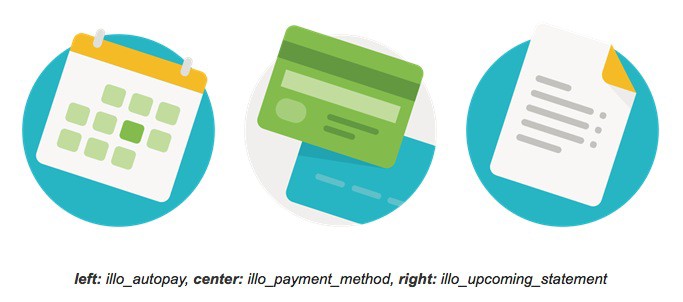 Project Fi - liste des icônes