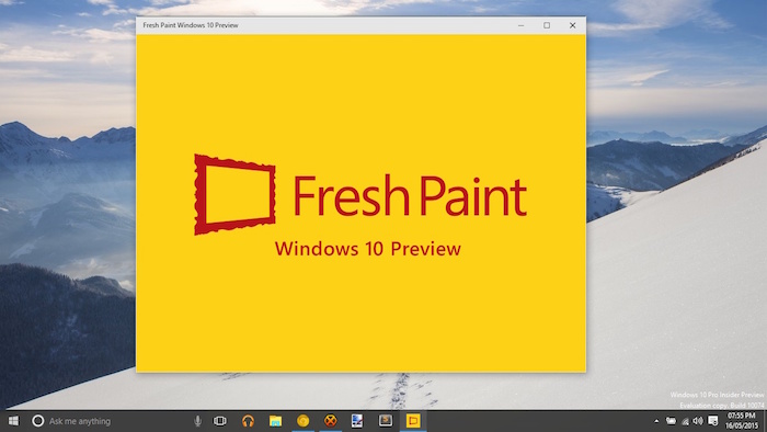 Fresh Paint sur Windows 10