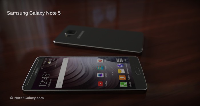 Concept du Galaxy Note 5