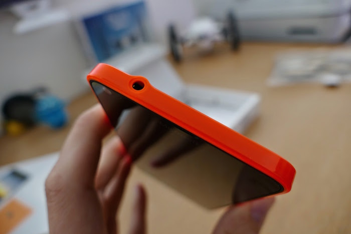 Lumia 640 : vue de dessus