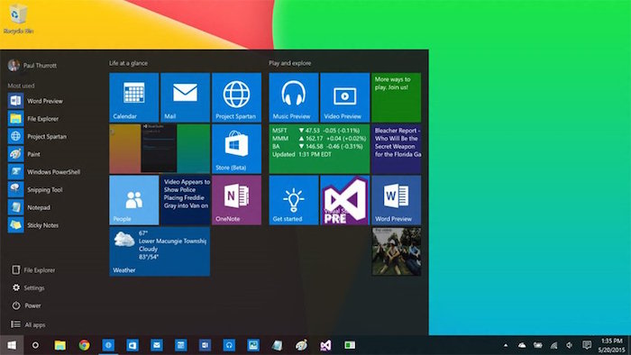 Windows 10 Preview build 10122