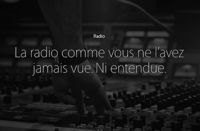 Apple Music : radio