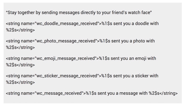 Android Wear : Together
