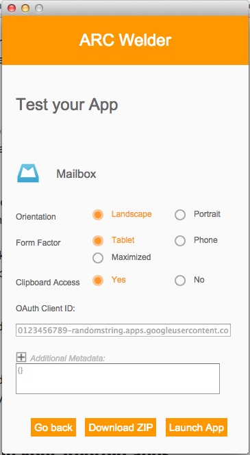 Génération de Mailbox avec ARC Welder Chrome