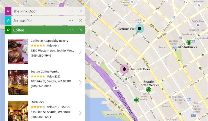Bing Maps : nouvel affichage pour le Web