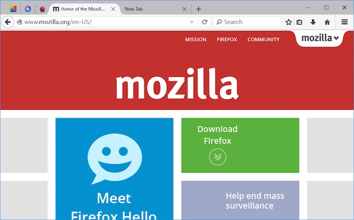 Mozilla montre la nouvelle interface Firefox pour Windows 10