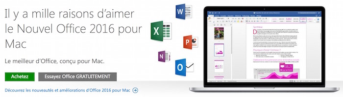 Microsoft dévoile enfin Office 2016 pour Mac