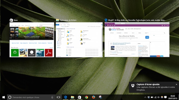 Windows 10 : bureaux virtuels Windows 10 : bureaux virtuels
