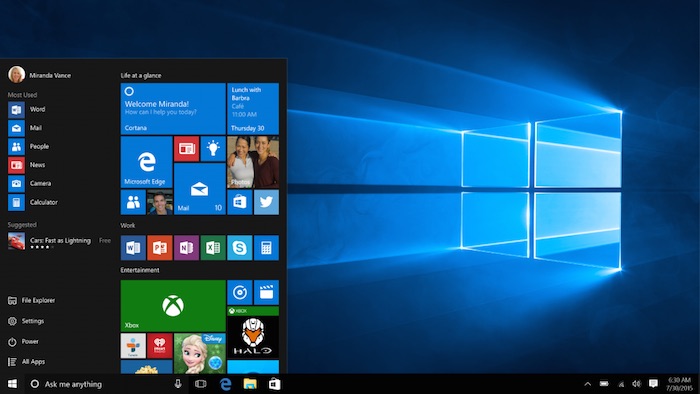 Windows 10 : Cortana