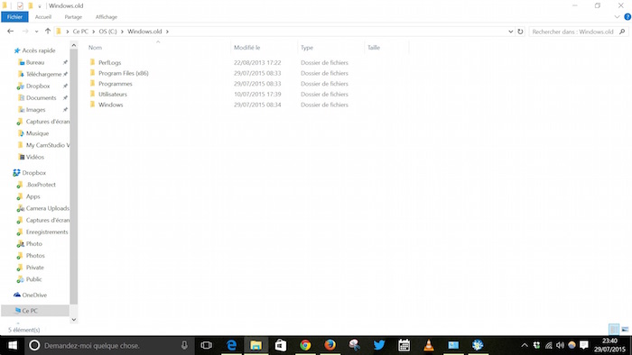 Dossier Windows.old
