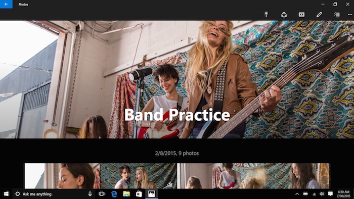 Une autre vidéo de Windows 10 nous parle des applications