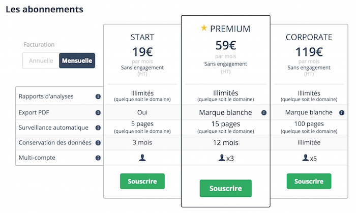 DareBoost : différentes offres