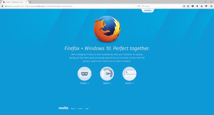 Firefox 40 arrive avec le support de Windows 10