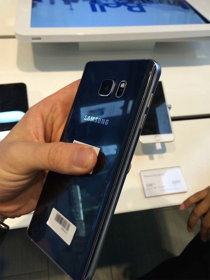 Galaxy Note 5 : vue de dos
