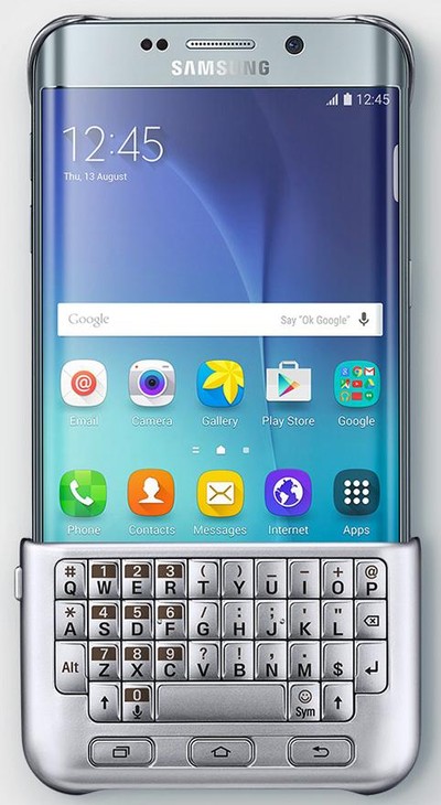 Galaxy S6 Edge+ : un clavier vient se clipser sur le smartphone