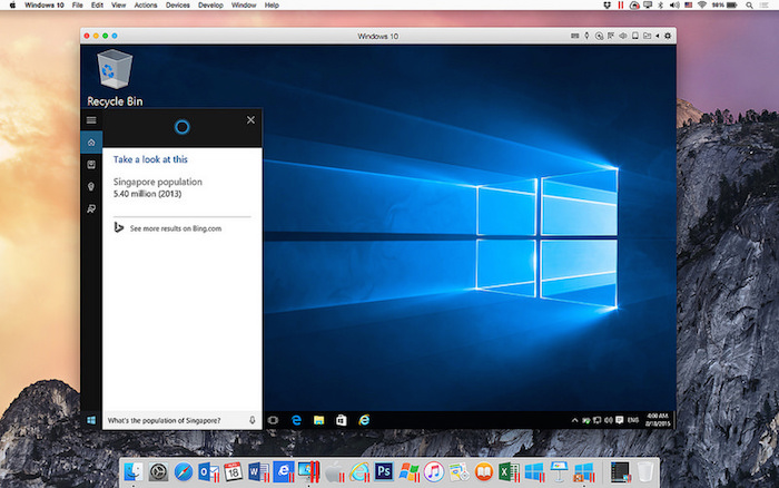 Cortana peut fonctionner nativement sur OS X