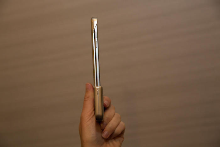 Coque du Galaxy Note 5 : vue de côté