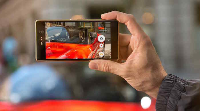 Sony Xperia M5 : vue de dos