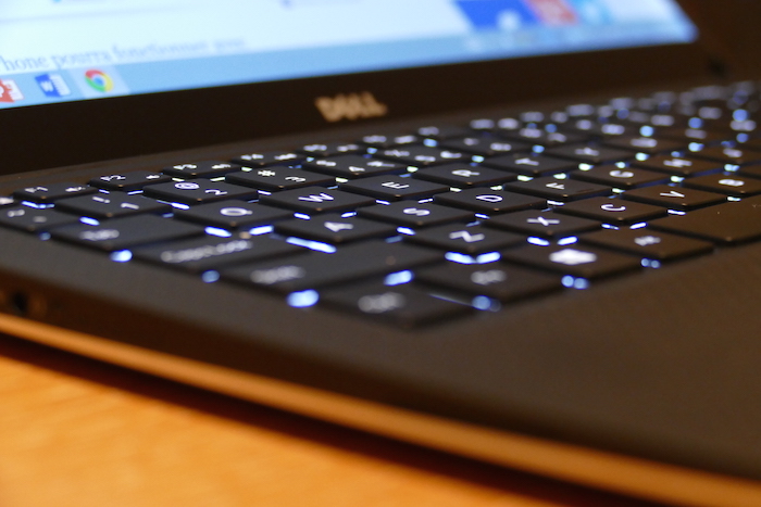 Dell XPS 13 : clavier rétroéclairé à chiclet