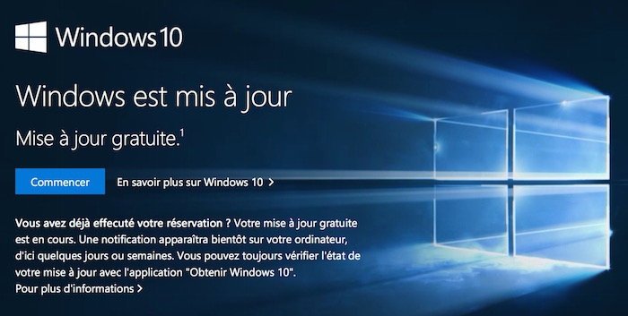 Windows 10 a été installé sur 18.5 millions de machines
