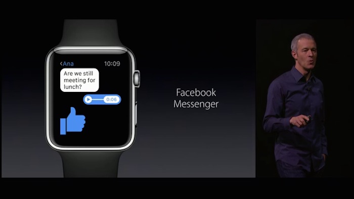 Apple Watch : Facebook Messenger