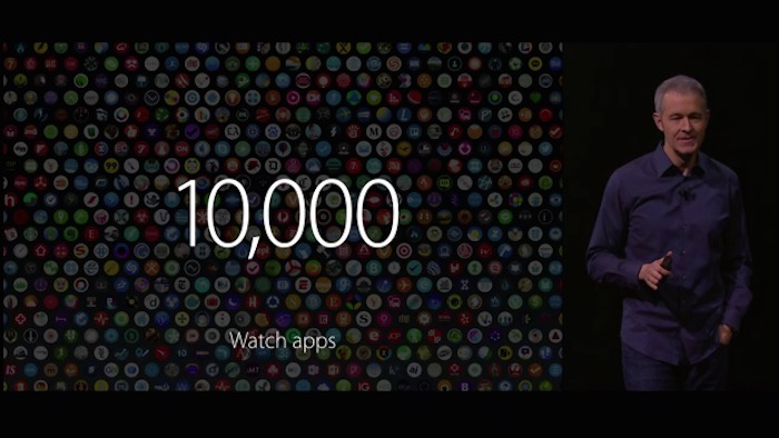 Apple Watch : 10 000 applications