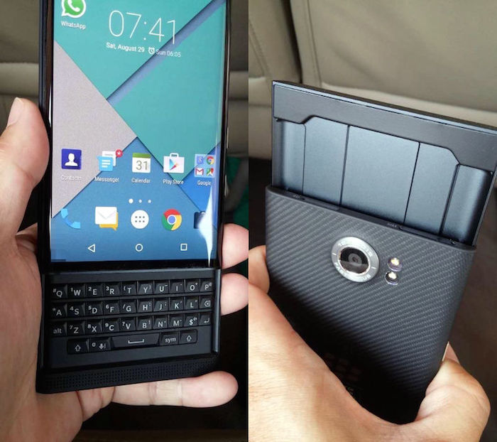 BlackBerry Priv confirmé pour être le premier smartphone Android de la société