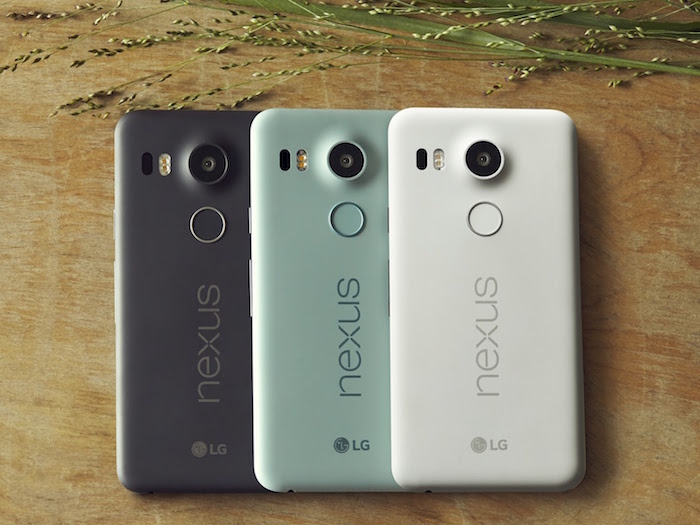 Nexus 5X : vue de dos