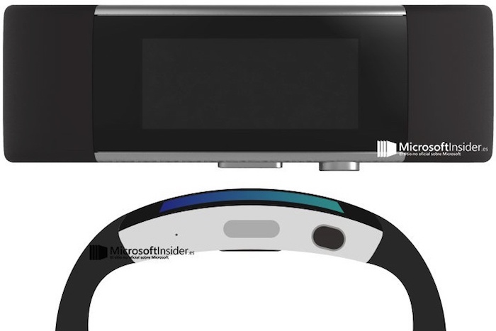 Microsoft Band 2 : vue de côté