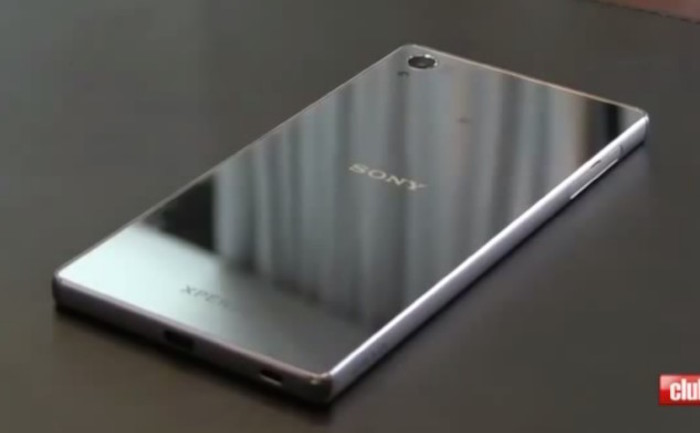 Sony Xperia Z5 Premium : vue de dos