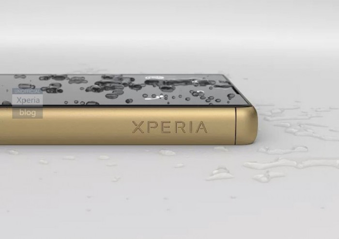 Sony Xperia Z5 Premium : vue de côté