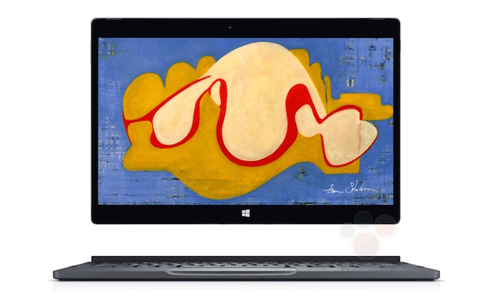 Dell XPS 12 (2015) : vue de face dé-clipsée