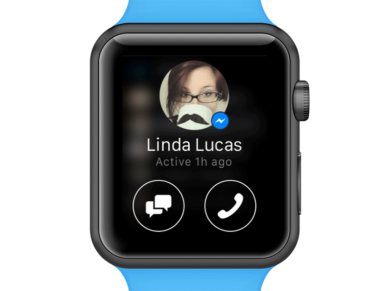 Facebook Messenger sur l'Apple Watch
