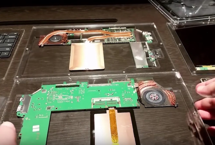 Surface Pro 4 : vue des composants