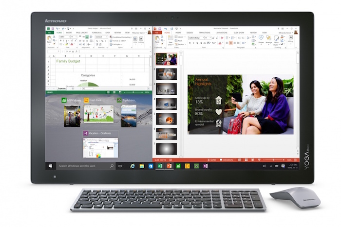 Lenovo Yoga Home 900 : vue de face