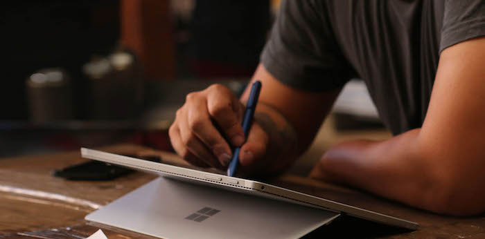 Microsoft Surface Pro 4 : un Surface Pen plus puissant