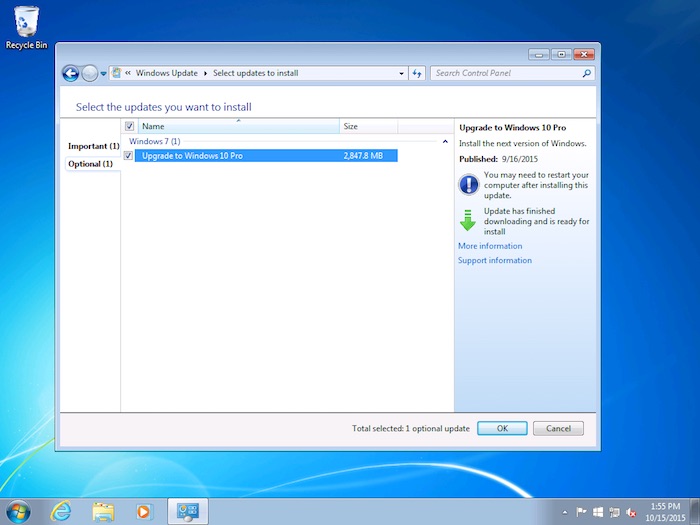 Non, Microsoft ne vous force pas à passer à Windows 10