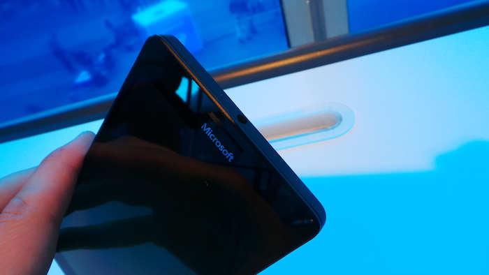 Microsoft Lumia 950 XL : vue de dessus
