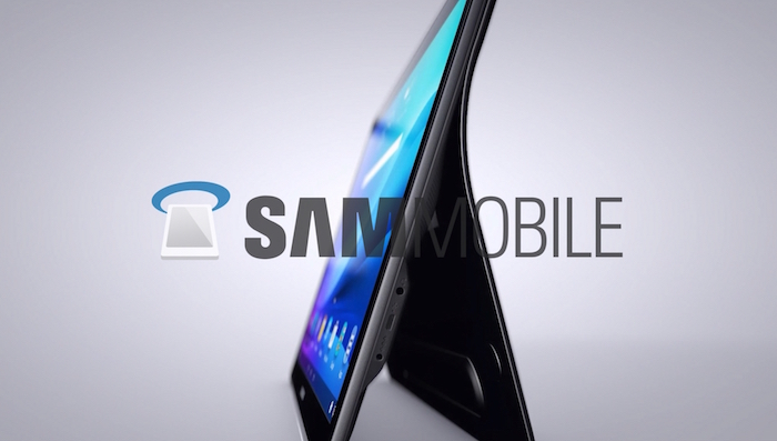 Samsung Galaxy View : vue de côté