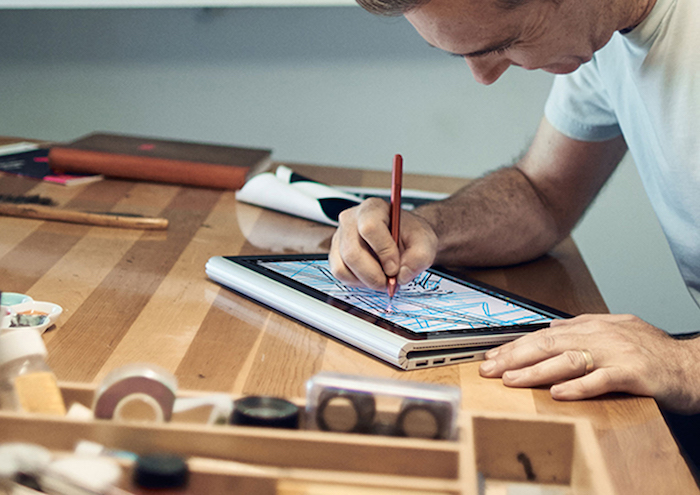 Surface Book : mode toile de création